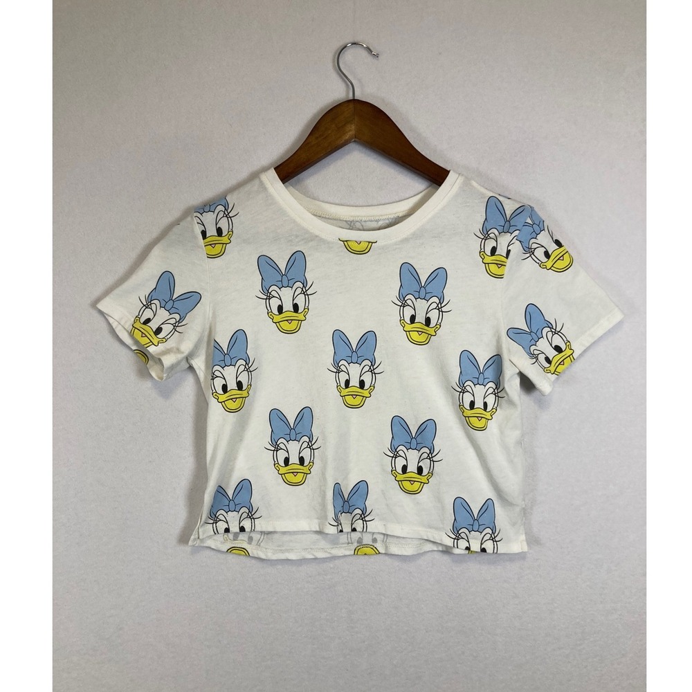 Disney Daisy Duck White Crop Top